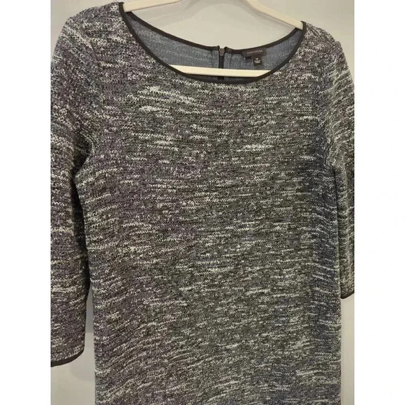 Ann Taylor Dress 3/4‎ Sleeve Medium Zipper Back - Picture 1 of 8